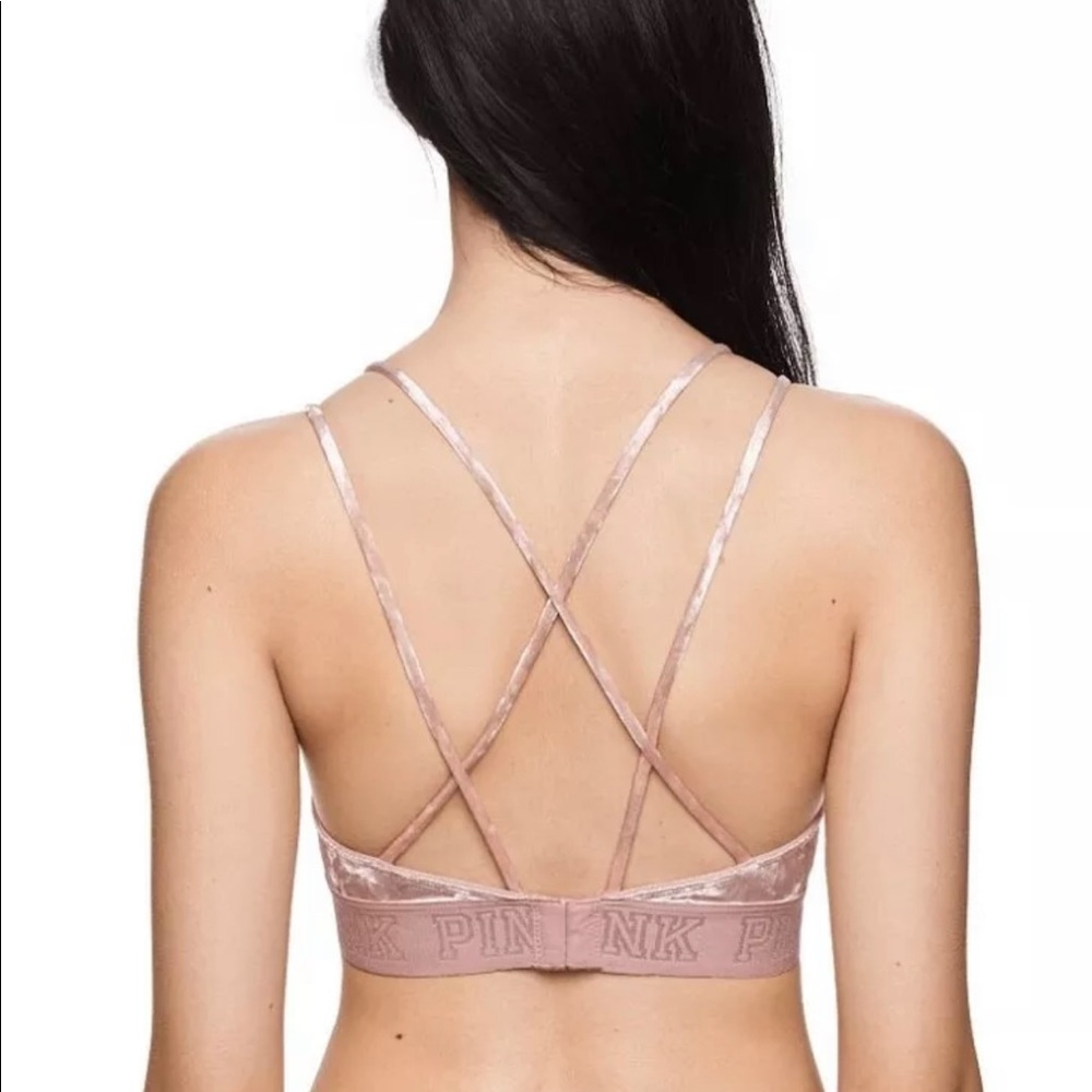 Victoria Secret PINK Velour Bralette size XS - Picture 2 of 7